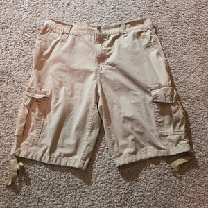 Southpole Mens 38 Tan Ripstop Cargo Shorts Relaxed Fit Y2K Streetwear RN82628